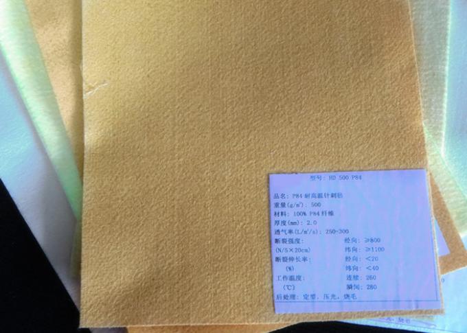 P84 Polyimide Needle Felt Fabric for Pulse-Jet Bag Dust Collector of High Temperature Cement